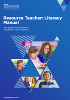 Cover page of Resource Teacher: Literacy Manual.
