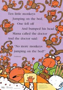 Poem with monkeys swinging around.