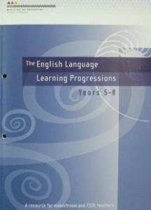 English Language Learning Progressions Yrs 5-8