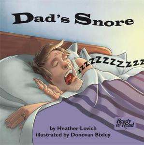 Dad's snore book cover.